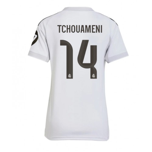 Real Madrid Aurelien Tchouameni #14 Replika Hemmatröja Dam 2025-26 Kortärmad